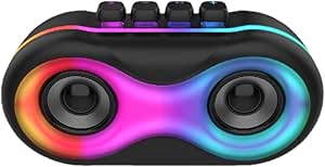 Caixa De Som Bluetooth Alto-falante Portátil Rgb USB Aux Sd KMS-6685
