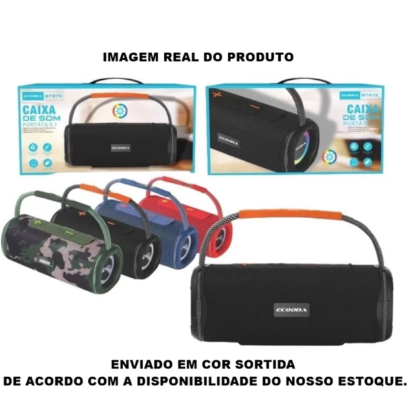 Caixa Som Bluetooth Potente 5.1 Portátil - Imagem 5