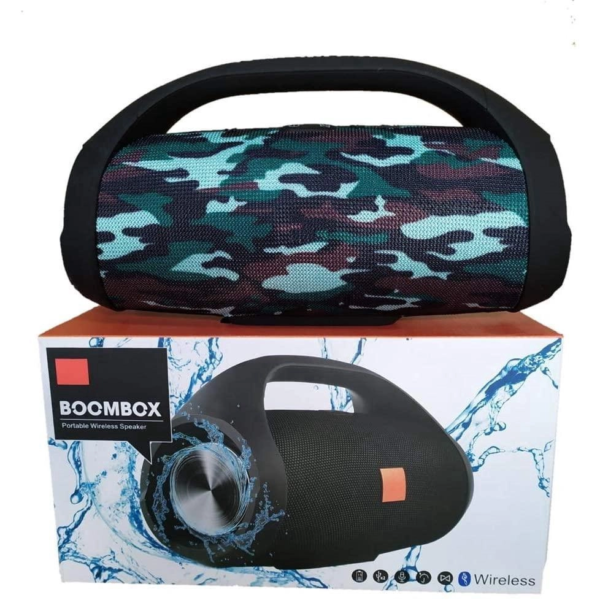Caixa De Som Boombox Bluetooth Portátil 22 Cm Varias Cores