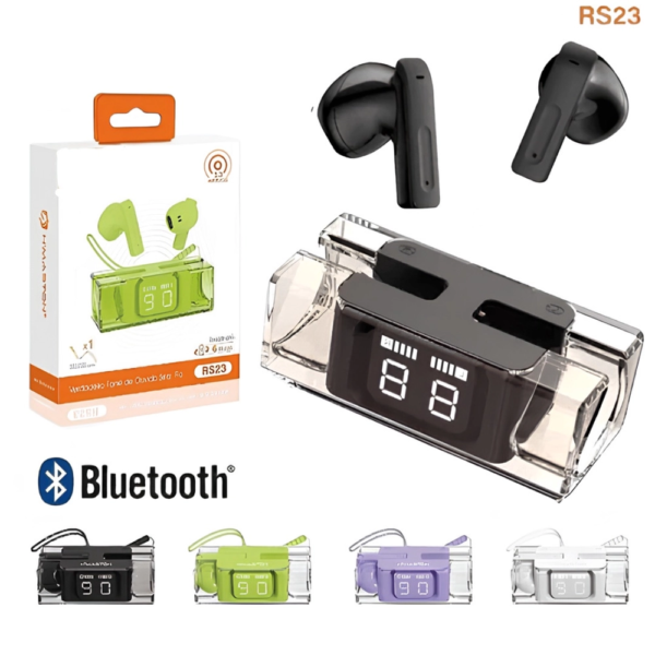 Fone De Ouvido Sem Fio Bluetooth Gamer Original Hmaston Rs23