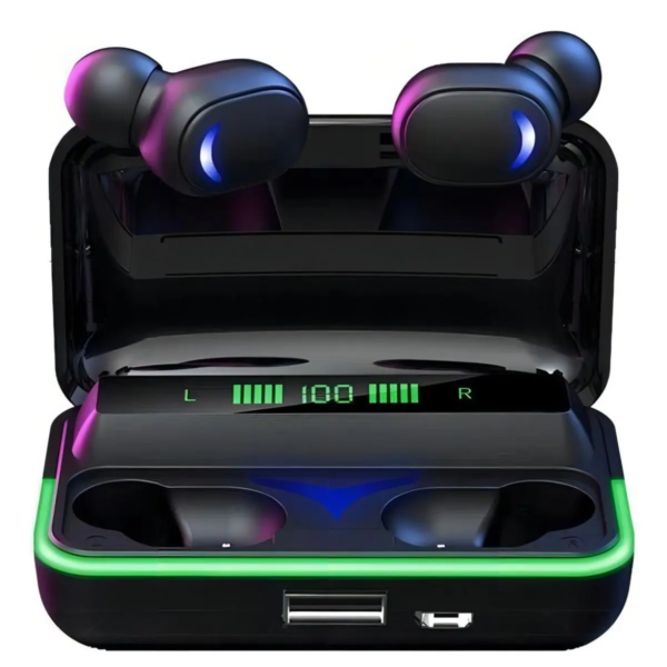 Fone sem Fio Bluetooth PowerBank LED Para Philco Hit Max - Imagem 4