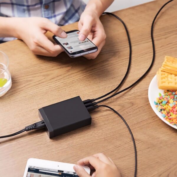 Carregador Celulares e Smartphones p/ viagens 5A sumexr c/ cabo USB - Imagem 3