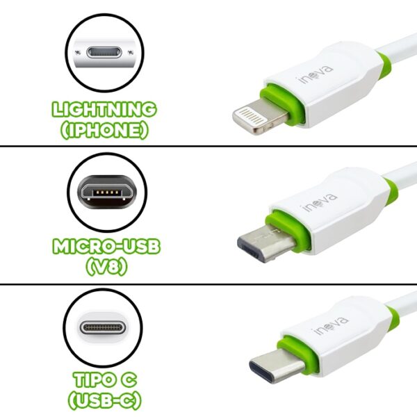 Cabo Carregador Micro Usb Celular V8 Turbo Reforçado Kd-305 - Imagem 2