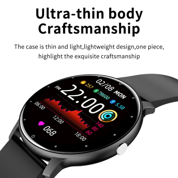 Smartwatch Zwear Zl02d Bt 4.0 Android Ios Tela 1.3 pol Preto - Imagem 4