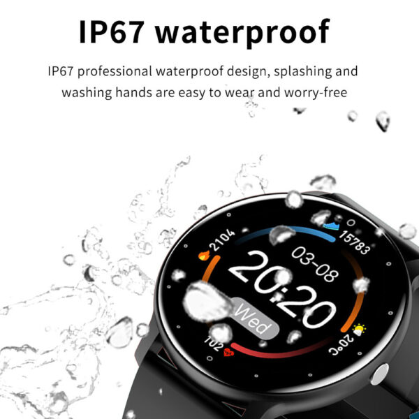 Smartwatch Zwear Zl02d Bt 4.0 Android Ios Tela 1.3 pol Preto - Imagem 2