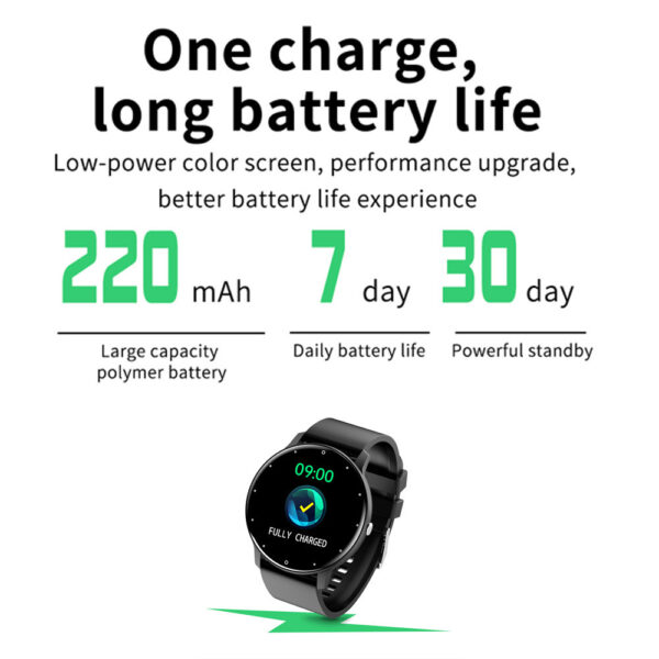 Smartwatch Zwear Zl02d Bt 4.0 Android Ios Tela 1.3 pol Preto - Imagem 5