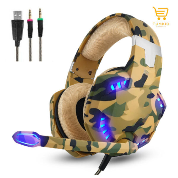 Headset Gamer Fone de ouvido HeadPhone Com Microfone