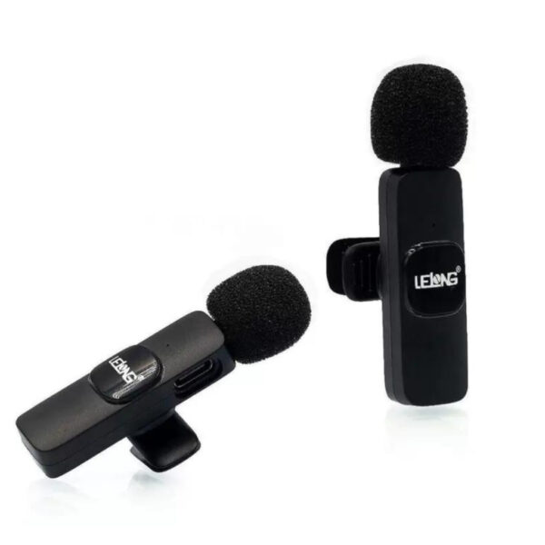 Microfone Lapela Wireless Sem Fio p/ iPhone Gravação - Imagem 2