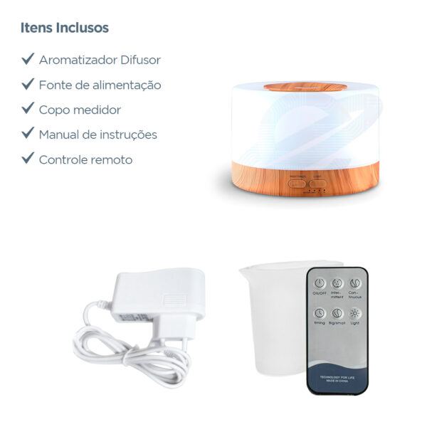 Aromatizador De Ambiente Elétrico 700ml Com Controle Remoto - Imagem 5