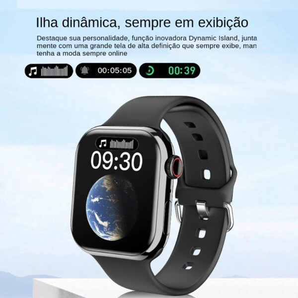 2024 Watch 9 PRO  Max 2  Relógio 9  Smart Watch  Temperatura Corporal - Imagem 4