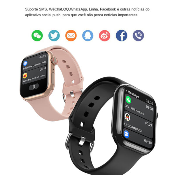 2024 Watch 9 PRO  Max 2  Relógio 9  Smart Watch  Temperatura Corporal - Imagem 6