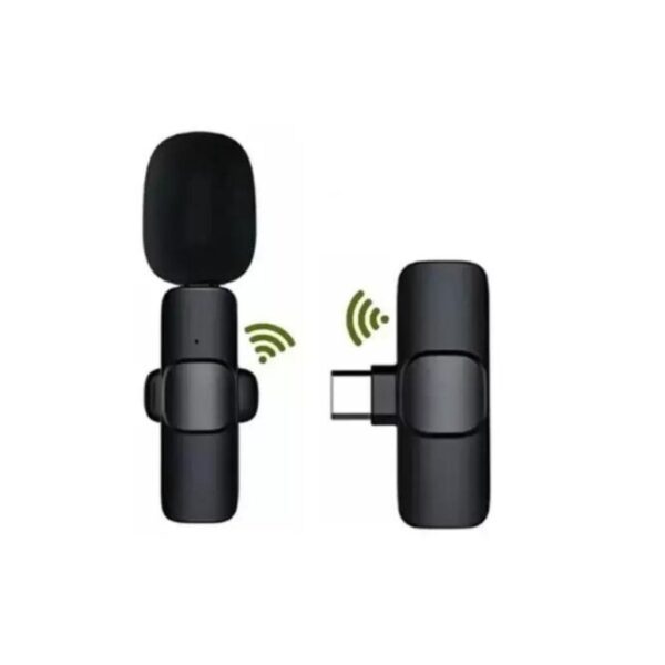 Microfone Lapela Sem Fio Profissional Antiruido Tipo C - Imagem 3