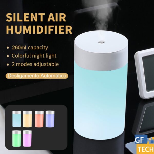 Umidificador De Ar E Difusor Aromatizador De Ambiente - Imagem 2