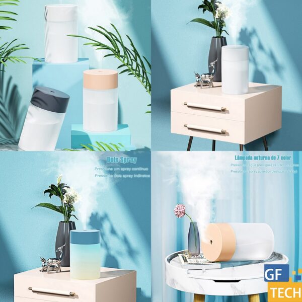 Umidificador De Ar E Difusor Aromatizador De Ambiente - Imagem 4