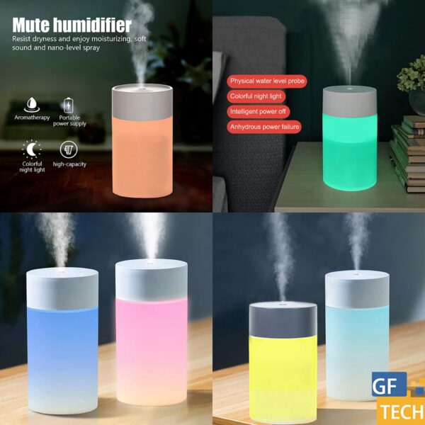 Umidificador De Ar E Difusor Aromatizador De Ambiente - Imagem 7