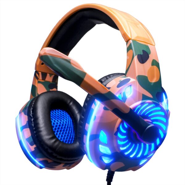 Fone De Ouvido Pc Gamer Headset LED USB P2 - Imagem 4