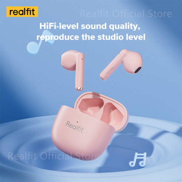 Realfit F1 TWS Fone De Ouvido Bluetooth De Boa Qualidade Sonora - Imagem 3