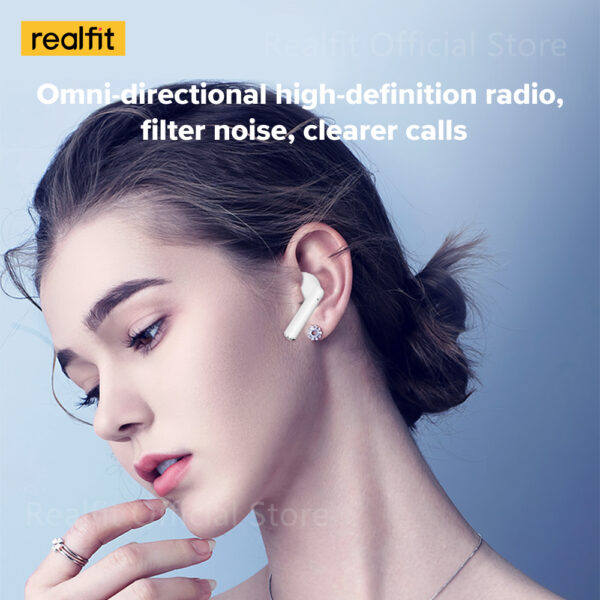 Realfit F1 TWS Fone De Ouvido Bluetooth De Boa Qualidade Sonora - Imagem 2