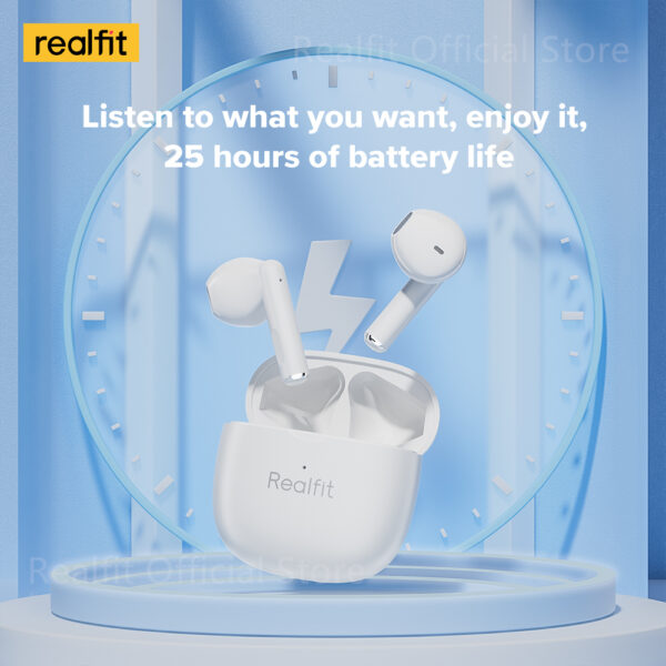Realfit F1 TWS Fone De Ouvido Bluetooth De Boa Qualidade Sonora - Imagem 5