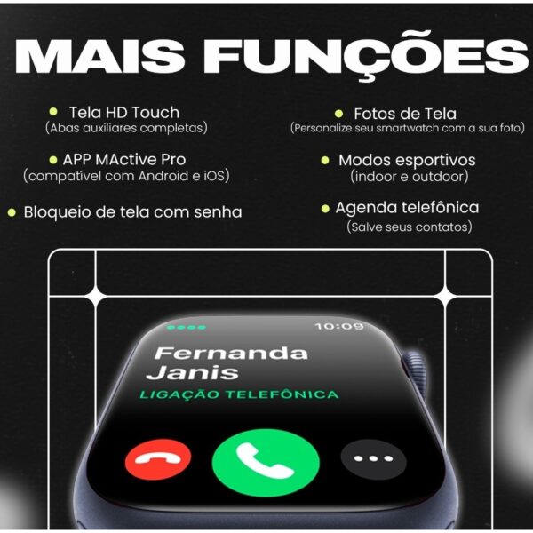 Smartwatch W29 Pro Serie 9 Ilha Dinamica - Imagem 10