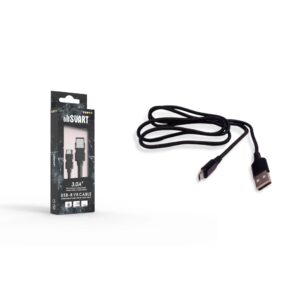 Cabo Carregador V8 Micro Usb B Para Celular Svart 2M Quick Charge Gamer Turbo